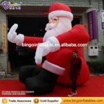 Custom Made 13 Feet Tall Giant Inflatable Santa Claus Christmas 4m Height Toys - 5