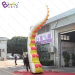 Custom Made 3-5 Meters Silver Inflatable Octopus Tentacle Big For Decoration Toys - 3
