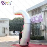 Custom Made 3-5 Meters Silver Inflatable Octopus Tentacle Big For Decoration Toys - 6