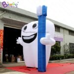Custom Made 4m High Inflatable Tooth Wtih Brush Teeth Cartoon For Commercial Display Event Toys - 5