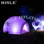 Custom Marquee Igloo Inflatable Dome Tent With Led Camping Party Tents For - 2
