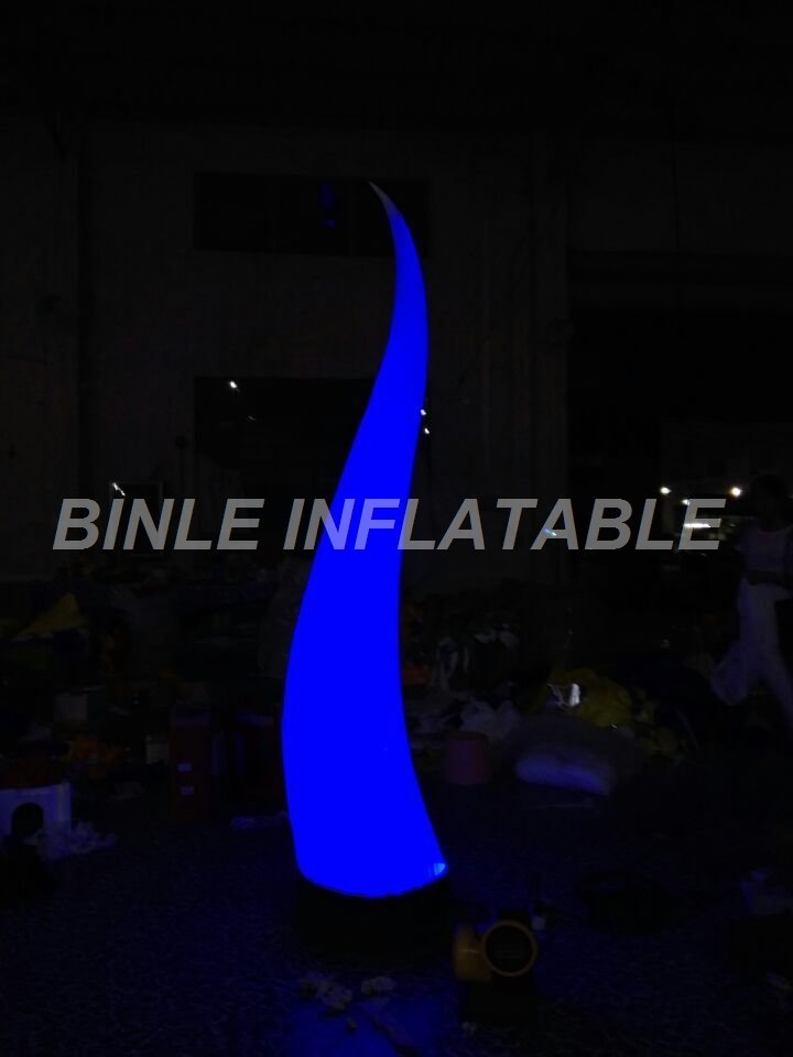 24m Customizable Inflatable Lighting Cone Pillar For Festivals And Special Events - 6 24m Customizable Inflatable Lighting Cone Pillar For Festivals And Special Events - 6