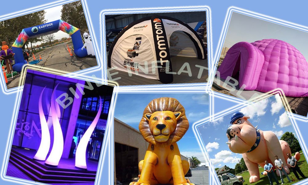 Custommade 12x6m Large Yellow Inflatable Spider Tent 4legged Car Garage Structure For Exhibitions Events - 1