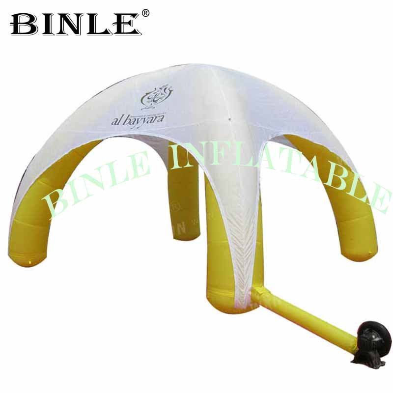 Custommade 12x6m Large Yellow Inflatable Spider Tent 4legged Car Garage Structure For Exhibitions Events - 3