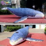 Customizable Size 3-8 Meters Inflatable Whale For Theme Park Hanging Cartoon Toys - 3
