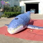 Customizable Size 3-8 Meters Inflatable Whale For Theme Park Hanging Cartoon Toys - 4