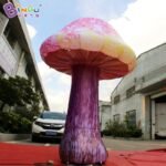 Customizable Size 3mh Giant Inflatable Mushroom Model With Led Lighting For Garden Decoration Fancy Design Toy - 6