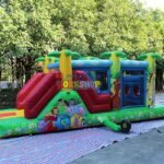 Customization Of Green Jungle Park Amusement Inflatable Castle - 4