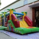 Customization Of Green Jungle Park Amusement Inflatable Castle - 6