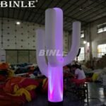 Customize Creative Giant Outdoor Decoration Inflatable Cactus With Led Lights For Events - 3