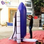 Customized 2 5m Height Inflatable Shuttle Rocket Ship Space Toy - 5
