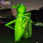 Customized 2 7x3 Meters Giant Inflatable Grasshopper Big Inflatables For Decoration Toys - 2