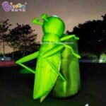 Customized 2 7x3 Meters Giant Inflatable Grasshopper Big Inflatables For Decoration Toys - 5