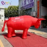 Customized 3 2x1 8 Meters Inflatable Bull Game Costume Parade Toys - 3