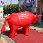 Customized 3 2x1 8 Meters Inflatable Bull Game Costume Parade Toys - 2