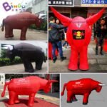 Customized 3 2x1 8 Meters Inflatable Bull Game Costume Parade Toys - 4