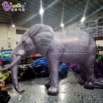 Customized 3 9x2 5m Inflatable Elephant For Carnival Party Decoration Giant Blow Up Display Toys - 2