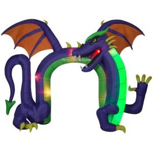 Customized 3x3 Meters Halloween Inflatable Dragon Themed Toys - 2