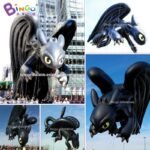 Customized 3m 5m 7m Width Giant Inflatable Toothless Dragon With Wings Flying Large Animal Cartoon Lugia Toys - 6