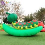 Customized 3m Length Giant Inflatable Insects Big Worm Inflatables For Decoration Toys - 5