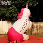 Customized 4m 5m 6m Height Giant Inflatable Unicorn Large Horse Toys - 6