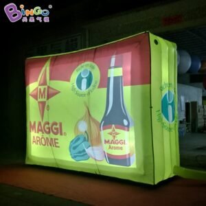 Customized 4x3x1 2 Meters Inflatable Advertising Box For Shop Decoration Blow Up With Lighting Display Toys - 2
