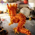 Customized 6m Length Giant Inflate Dragon Inflatable Chinese Flying Toys - 4
