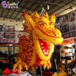 Customized 6m Length Giant Inflate Dragon Inflatable Chinese Flying Toys - 5