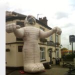Customized Giant Egyptian Inflatable Zombie Airblown Monster For Outdoor Halloween Decoration
