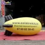 Customized Logo 3 Meters Inflatable Airship For Promotion Activity Pvc Aircraft Balloon Display Toys - 3