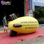 Customized Logo 3 Meters Inflatable Airship For Promotion Activity Pvc Aircraft Balloon Display Toys - 5