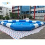 Customized Printing Inflatable Water Swimming Pool For Kids And Adult Playing - 3