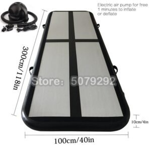 Customized Size Inflatable Air Track Mats 1-3m Gymnastics Mat For Training Dwf Material Tumbling Hot Floor - 2