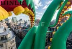 Customized Urban-art Outdoor Green Giant Inflatable Octopus Tentacle Feet For Halloween Decoration - 2