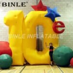 Customized Advertising Giant Inflatable Alphabet Letters Number With Led Lights For Birthday Party Decoration - 2