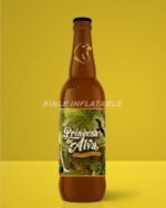 Customized Commercial Giant Inflatable Beer Bottle Wine Cans Model For Advertising