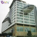 Customized Giant Inflatable Shark On The Building 5 Parts Large Toys - 6
