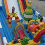 Customized Inflatable Slide Trampoline Combination Children's Fun City Bouncer - 4
