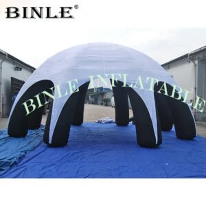 Customized Inflatable Spider Tent With Air Blower Blow Up Toy Event Dome Party Igloo Sun Shelter For