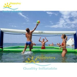 Customized Inflatable Sports Field Floating Water Volleyball With Net - 2
