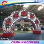 Customized Outdoor Design Inflatable Wedding Entrance Arches Circus Crown Arch For Party Decoration - 3