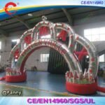 Customized Outdoor Design Inflatable Wedding Entrance Arches Circus Crown Arch For Party Decoration - 2