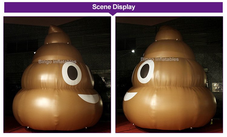 Personalized Giant 3d Inflatable Cartoon Poop Toy For Fun Retail Displays Or Market Stalls - 2