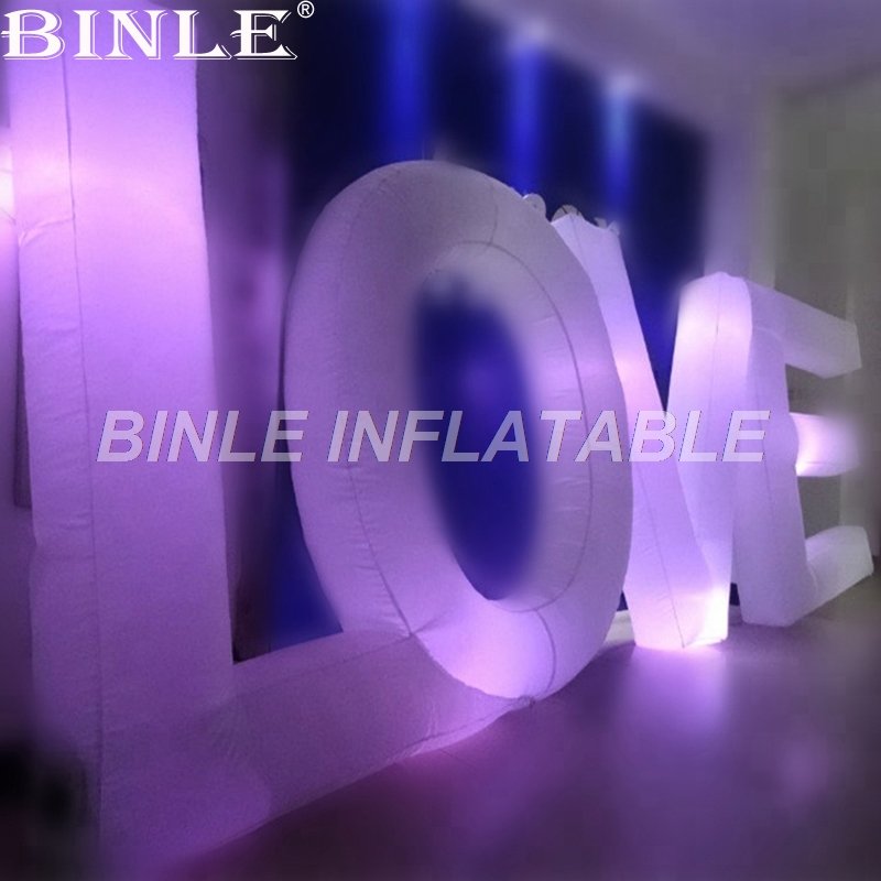 Personalized Led Illuminated Giant Inflatable Alphabet And Number Decorations For Birthday Party Events - 7