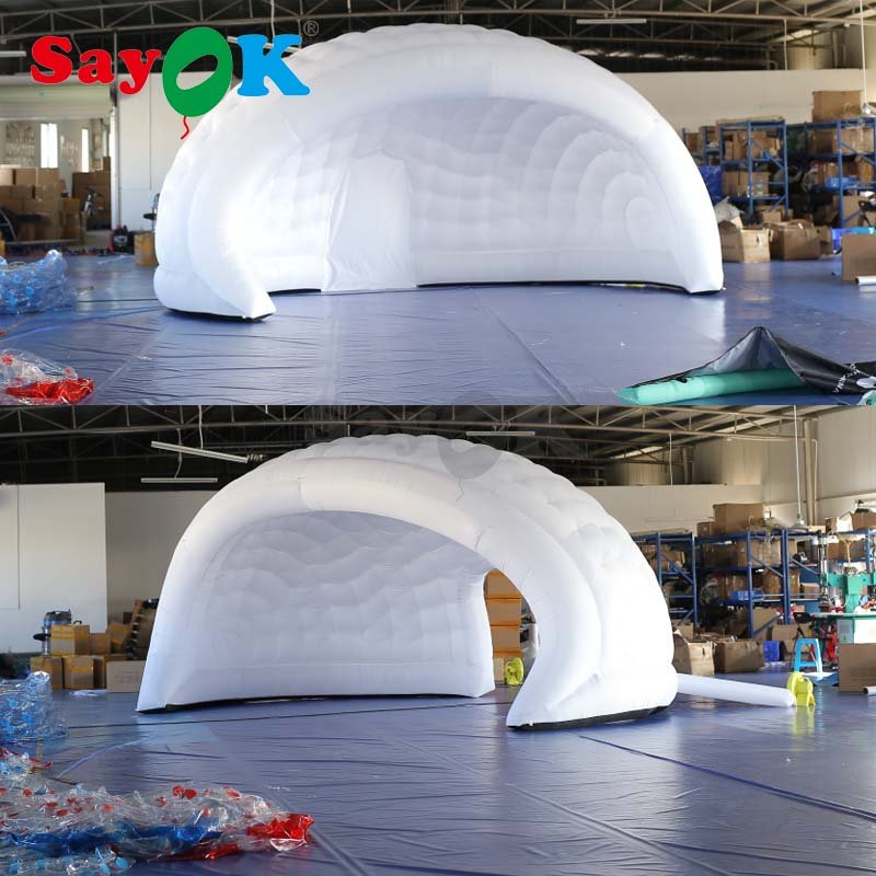 Customized Inflatable Event Dome Tent With Highpower Air Blower For Outdoor Gatherings Festivals - 3 Customized Inflatable Event Dome Tent With Highpower Air Blower For Outdoor Gatherings Festivals - 3