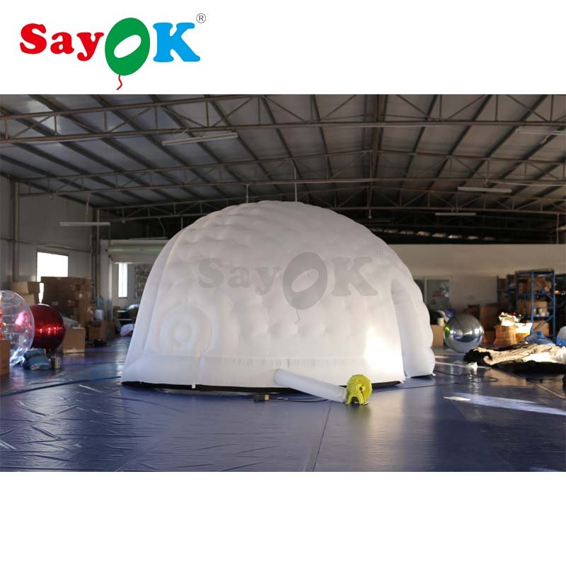 Customized Inflatable Event Dome Tent With Highpower Air Blower For Outdoor Gatherings Festivals - 6 Customized Inflatable Event Dome Tent With Highpower Air Blower For Outdoor Gatherings Festivals - 6
