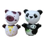Cute Stand Up Inflatable Panda & Bear Boxing Punching Bop Bag Child Toy Tumbler Blow Birthday Gift Party Supply