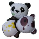 Cute Stand Up Inflatable Panda & Bear Boxing Punching Bop Bag Child Toy Tumbler Blow Birthday Gift Party Supply - 3