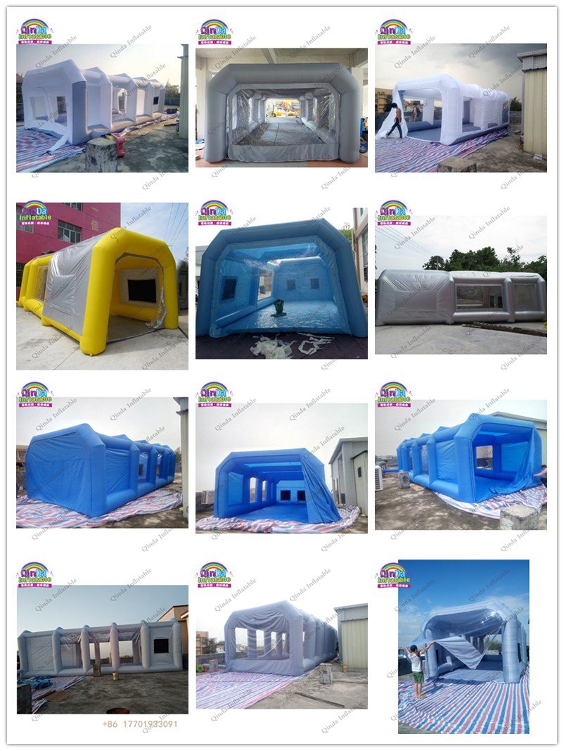 Portable Inflatable Spray Booth Tent For Car Paint Design And Auto Detailing - 9