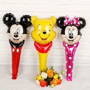 Disney Inflatable Toys Mickey Minnie Cartoon Hand Bar Balloons Birthday Wedding Party Kids Children Classic
